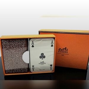 HERMES x Keith Haring Playing Mini Cards Trump 2 Decks Set France Limite…